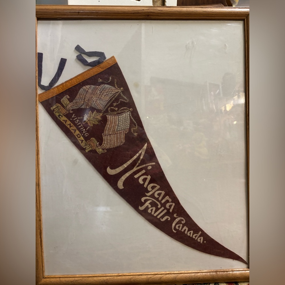 Niagara Falls Canada Antique Tourism Flag